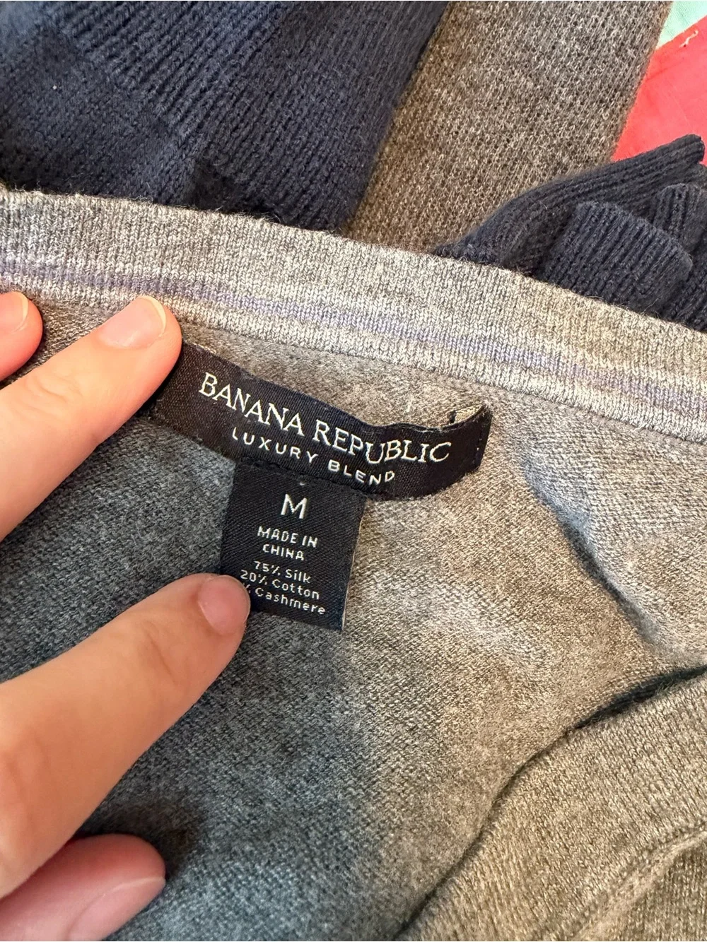 Banana Republic Men's Sweater, Luxury Blend: Silk, cotton, cashmere